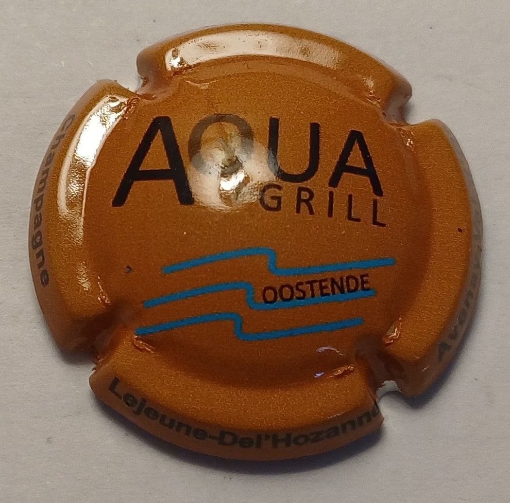 BELLE CAPSULE CHAMPAGNE LEJEUNE DEL'HOZANNE AQUA GRILL 2020 REF N° 59a NEWS