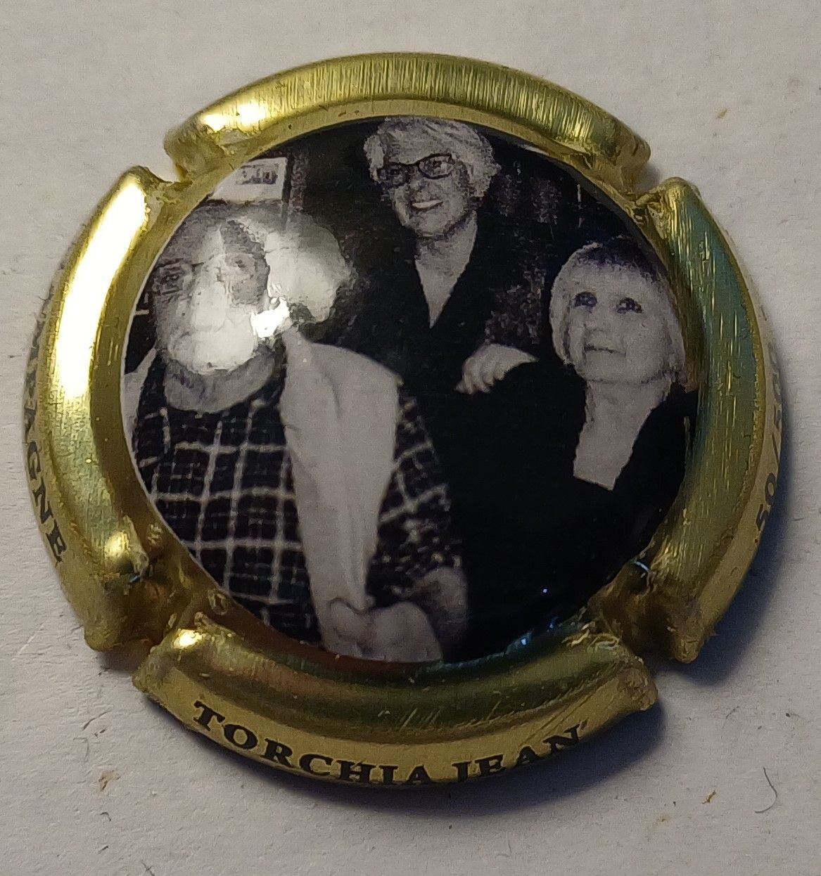 BELLE CAPSULE CHAMPAGNE TORCHIA JEAN  500EX RECTO VERSO REF N°2  NEWS