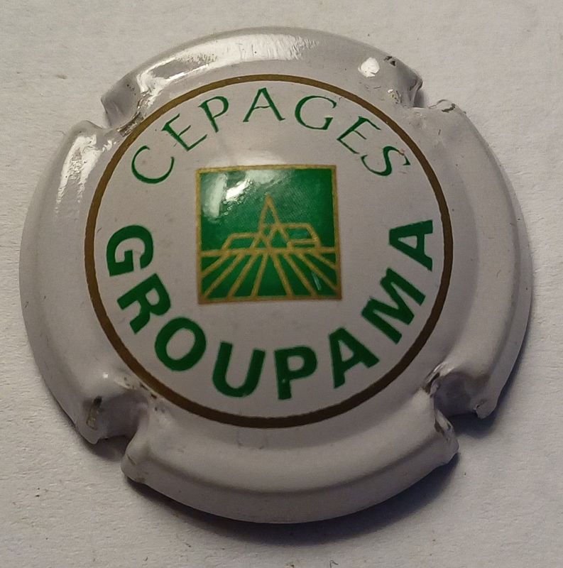 BELLE CAPSULE CHAMPAGNE COMMEMORATIVE CEPAGES GROUPAMA NEWS