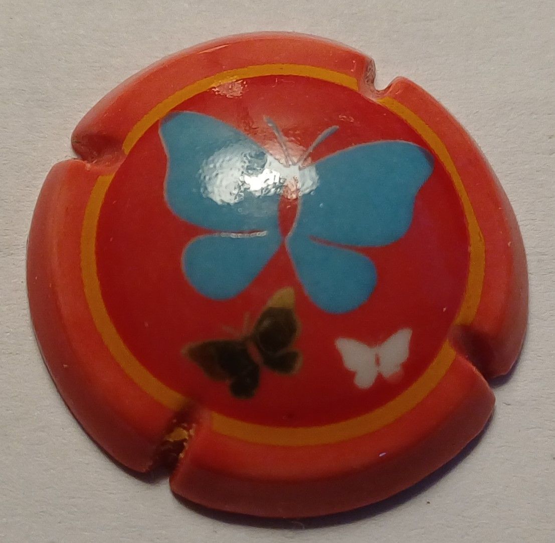 BELLE CAPSULE CHAMPAGNE QUART EN PORCELAINE PAPILLON NEWS