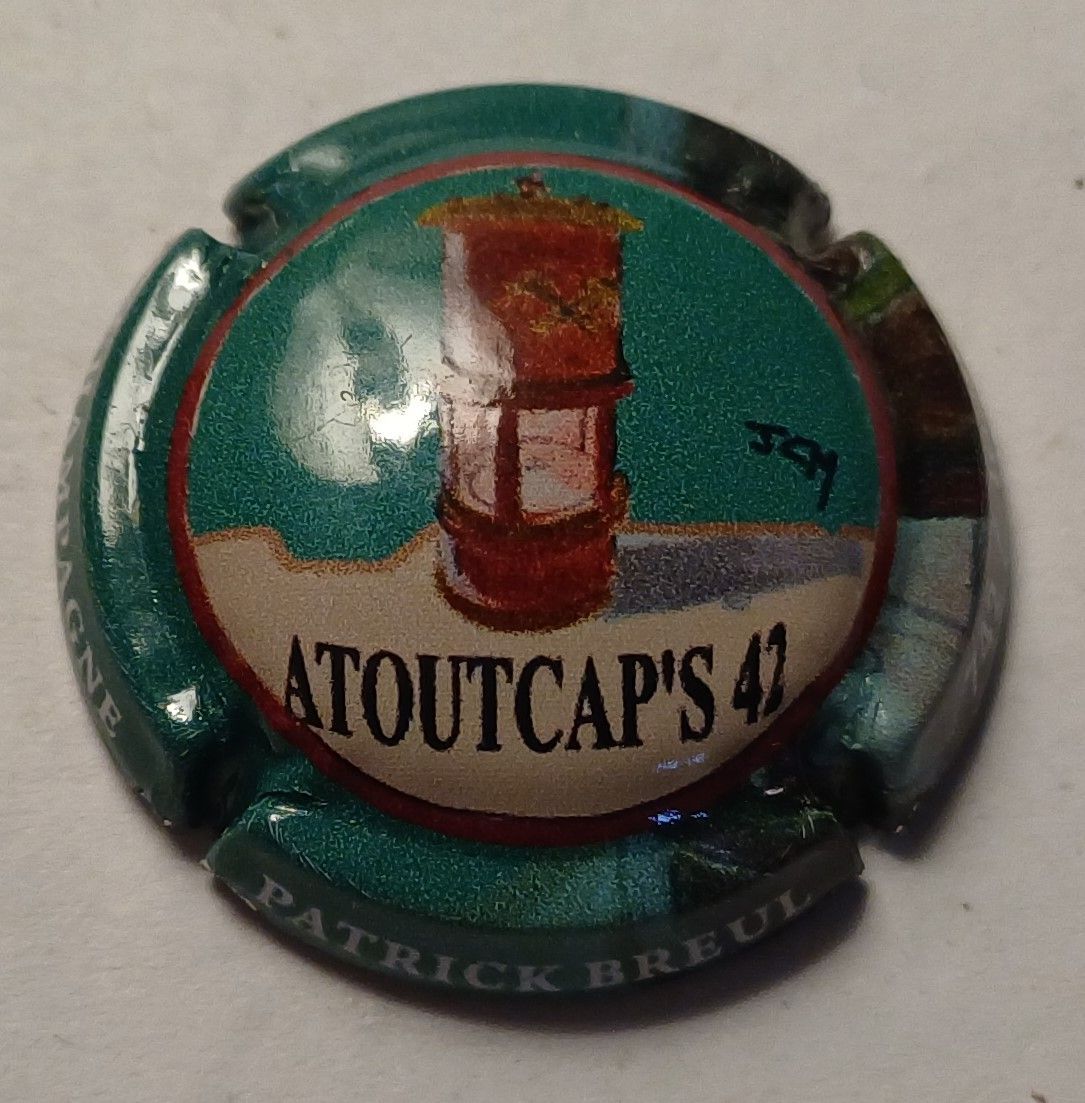 BELLE CAPSULE CHAMPAGNE PATRICK BREUL ATOUTCAP'S 41 /1020EX REF N°148b NEWS