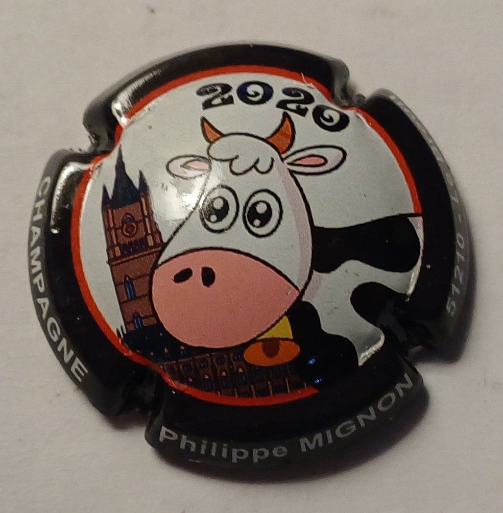 BELLE CAPSULE CHAMPAGNE MIGNON PHILIPPE VACHE 2020 REF N°96a NEWS