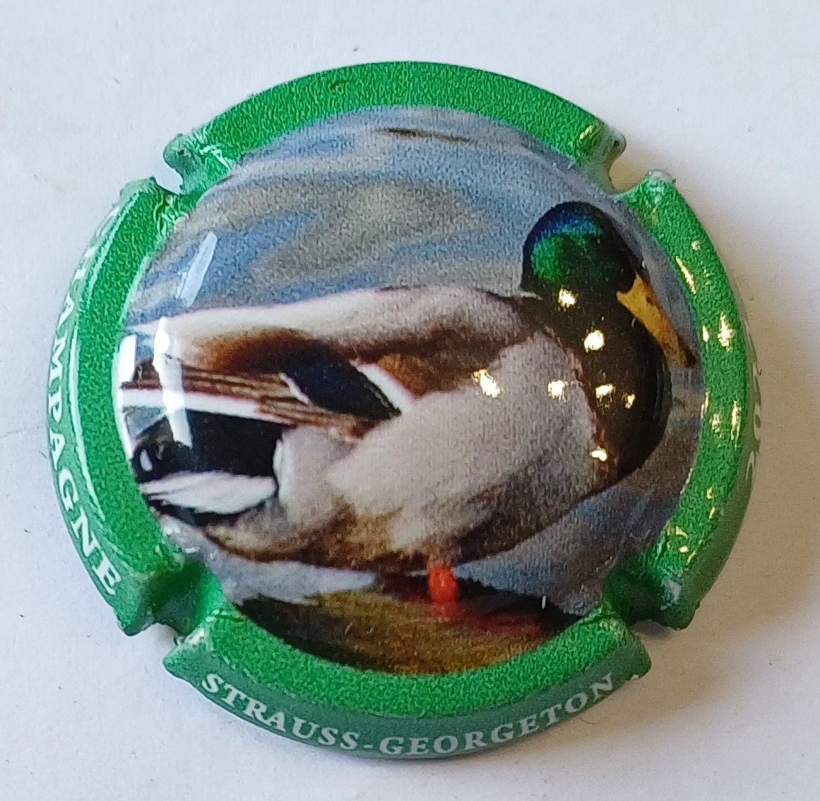 BELLE CAPSULE CHAMPAGNE STRAUSS GEORGETON CUVEE CHASSE REF N°67 NEWS