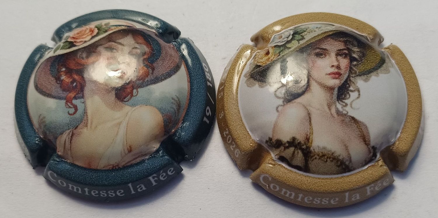 2 BELLES CAPSULES CHAMPAGNE COMTESSE LA FEE BREDENE 2026 180EX NEWS