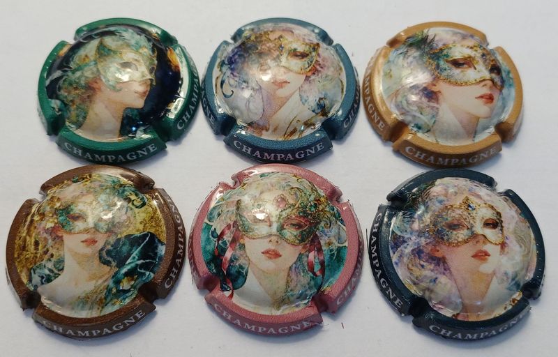 6 BELLES CAPSULES CHAMPAGNE GENERIQUE CARNAVAL SERIE N°2 2026 NEWS