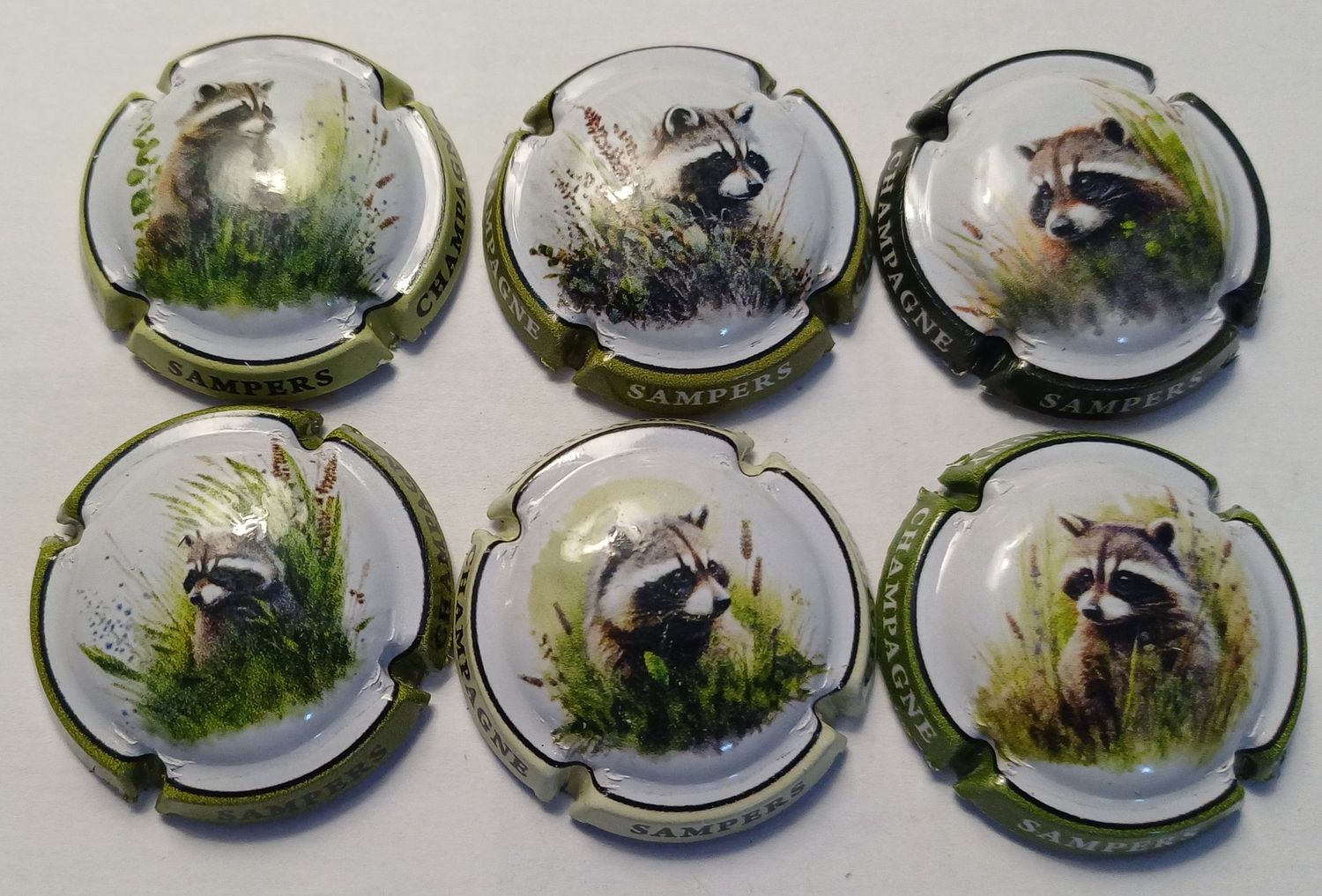 6 BELLES CAPSULES CHAMPAGNE SAMPERS LES ANIMAUX 2026 NEWS