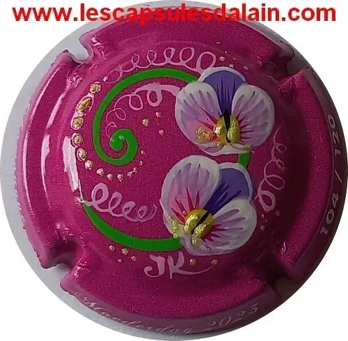 BELLE CAPSULE CHAMPAGNE COMTESSE LA FEE FLEUR PALM 120EX REF N°84a NEWS