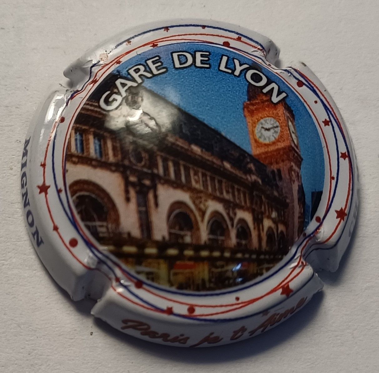 BELLE CAPSULE CHAMPAGNE PIERRE MIGNON GARE DE LYON REF N°201r NEWS