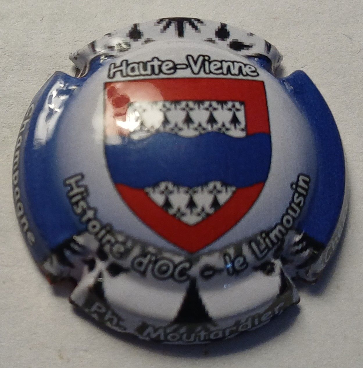 BELLE CAPSULE CHAMPAGNE MOUTARDIER PHILIPPE HAUTE VIENNE REF N°103b NEWS