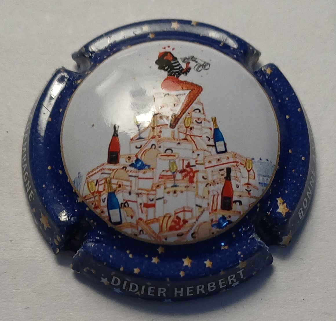 BELLE CAPSULE CHAMPAGNE HERBERT DIDIER BONNE ANNEE 2020 REF N°245 NEWS