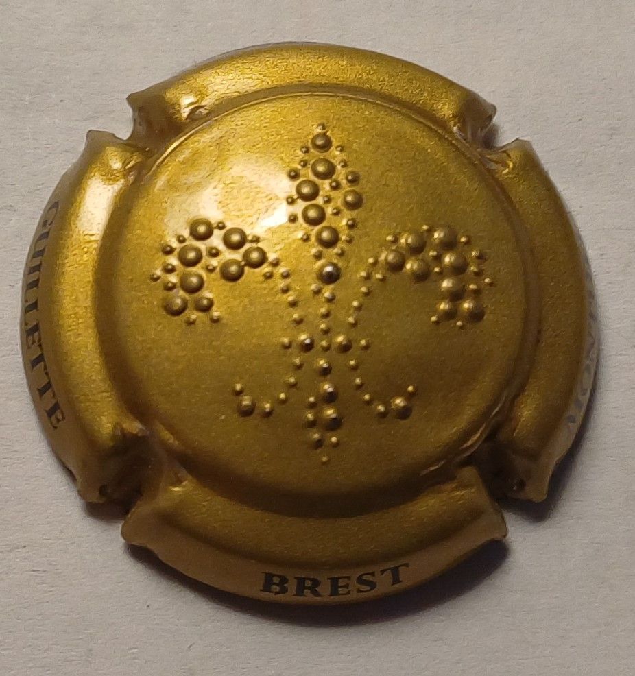 BELLE CAPSULE CHAMPAGNE GUILLETTE BREST ESTAMPES RÉF N°123p NEWS