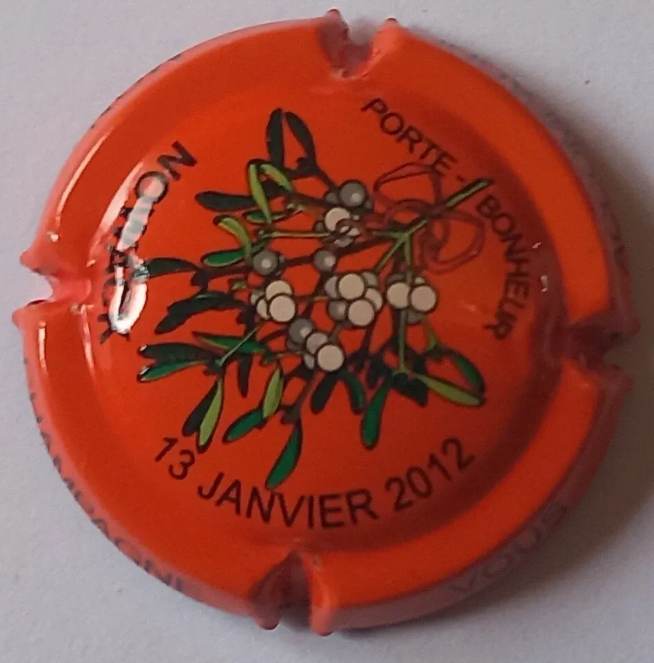 BELLE CAPSULE CHAMPAGNE NOWACK porte bonheur 13 janvier 2012 REF N°46c NEWS