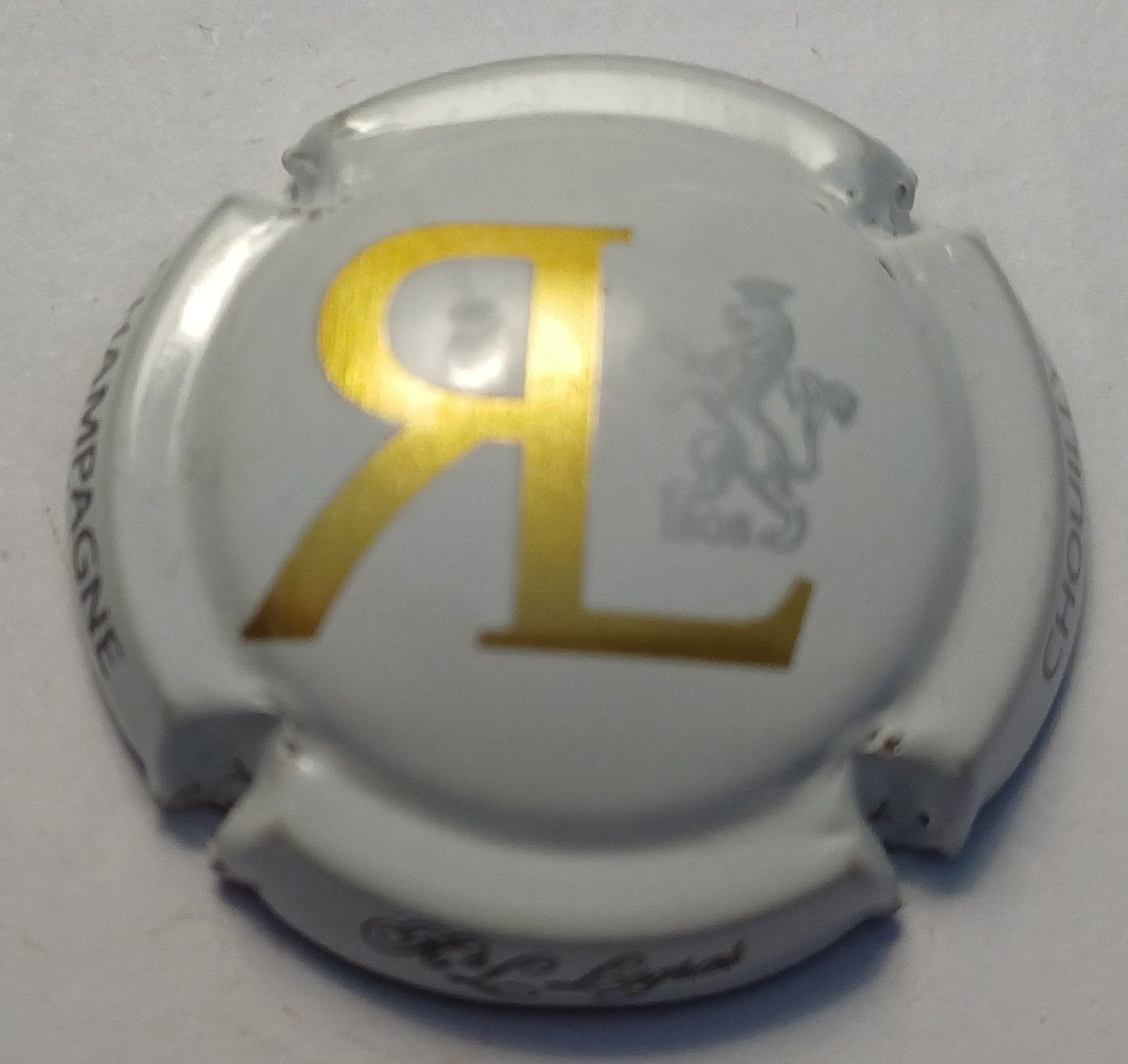 BELLE CAPSULE CHAMPAGNE LEGRAS RENE lettre fantaisie RÉF N°13 NEWS