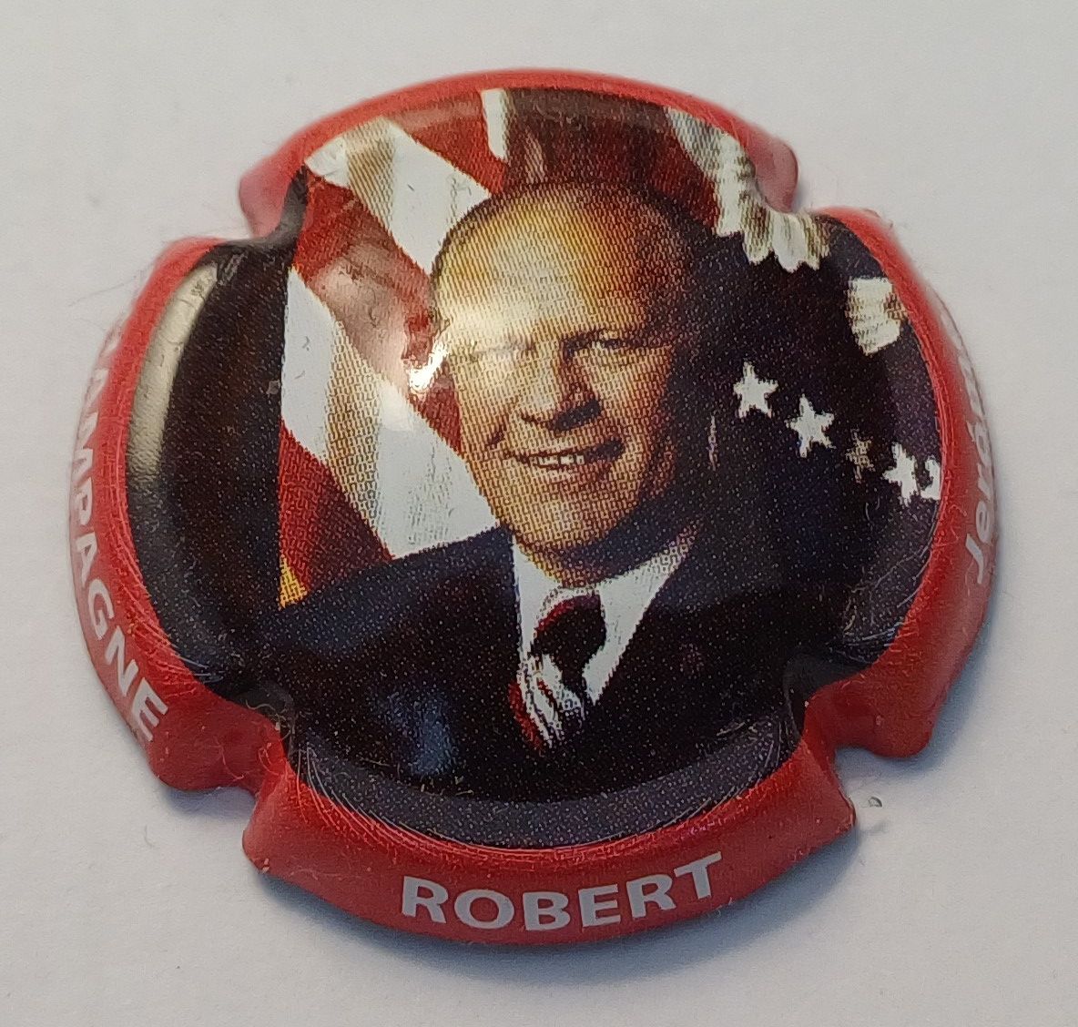 BELLE CAPSULE CHAMPAGNE ROBERT JEROME LES PRESIDENTS REF N° 11b NEWS
