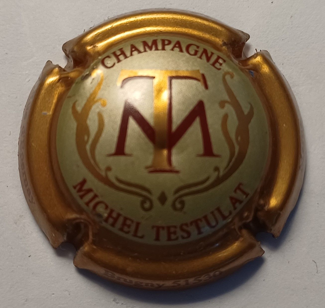BELLE CAPSULE CHAMPAGNE TESTULAT MICHEL RÉF N°3f NEWS