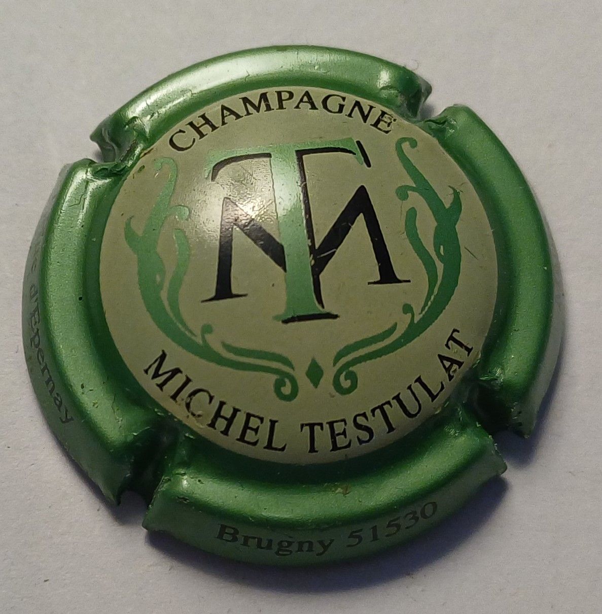 BELLE CAPSULE CHAMPAGNE TESTULAT MICHEL RÉF N°3b NEWS