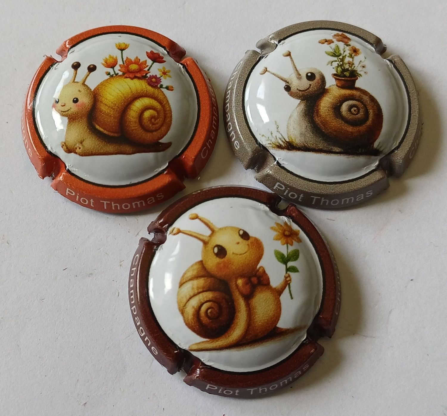 3 BELLES CAPSULES CHAMPAGNE PIOT THOMAS ESCARGOTS 2026 NEWS