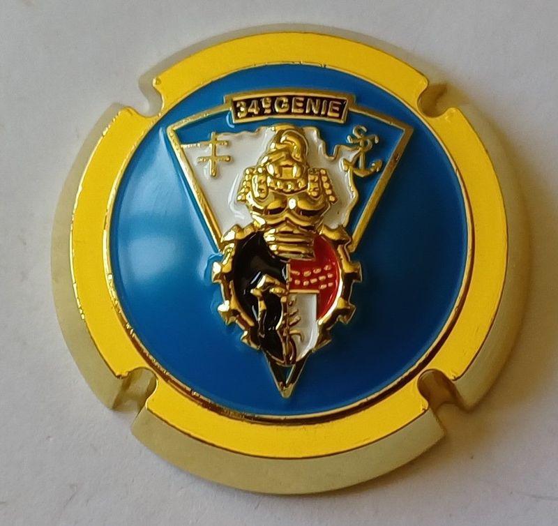 BELLE CAPSULE CHAMPAGNE SERGE CHEUTIN 34 REGIMENT DE GENIE BIJOU 2026 180EX NEWS