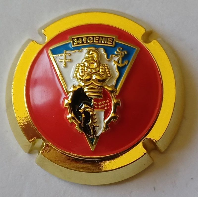 BELLE CAPSULE CHAMPAGNE SERGE CHEUTIN 34 REGIMENT DE GENIE BIJOU 2026 180EX NEWS