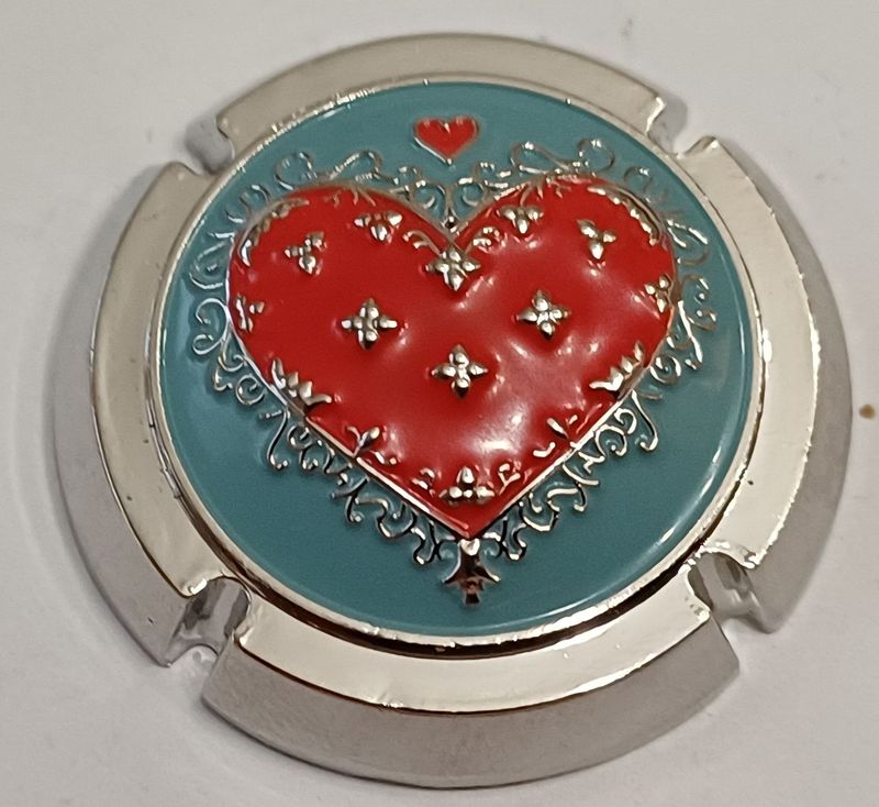 BELLE CAPSULE CHAMPAGNE BIJOU MIGNON PHILIPPE COEUR FOND TURQUOISE 120EX 2026 REF N°265d NEWS BELLE CAPSULE CHAMPAGNE BIJOU MIGNON PHILIPPE COEUR FOND TURQUOISE 120EX 2026 REF N°265d NEWS
