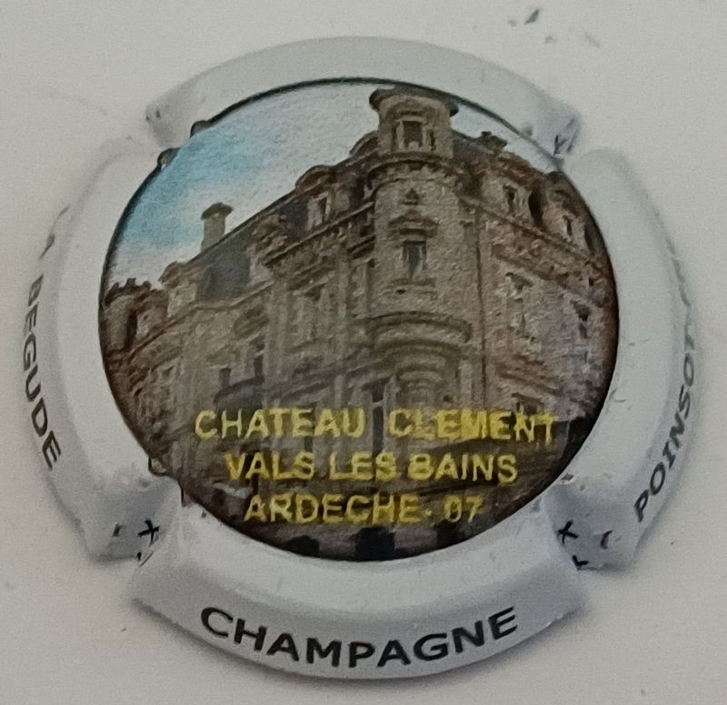 BELLE CAPSULE CHAMPAGNE POINSOT FRERE CHATEAU CLEMENT 1560EX REF N°1c NEWS
