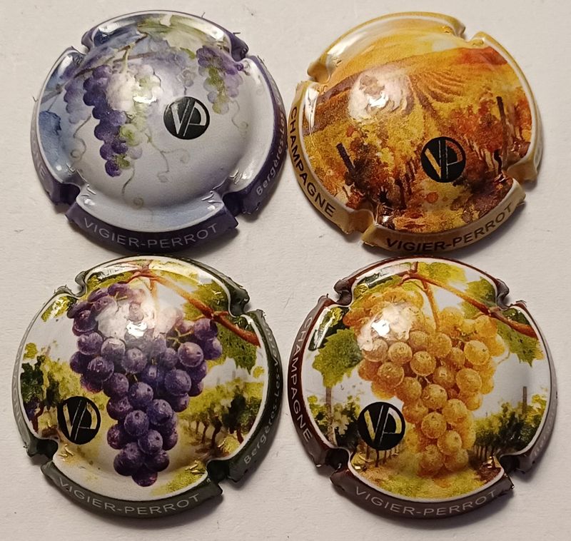 4 BELLES CAPSULES CHAMPAGNE VIGIER PERROT GRAPPE RAISIN 2026 NEWS
