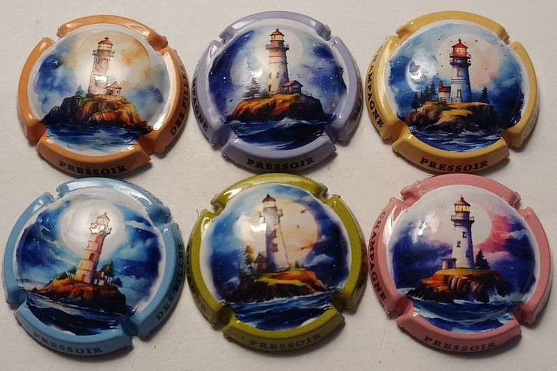 6 BELLES CAPSULES CHAMPAGNE PRESSOIR DES FILLES LES PHARES 2026 NEWS