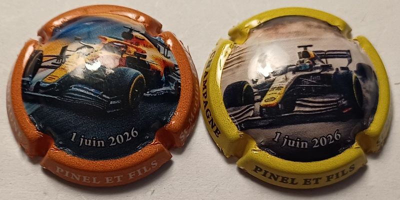 2 BELLES CAPSULES CHAMPAGNE PINEL & FILS FORMULE 1 2026 NEWS