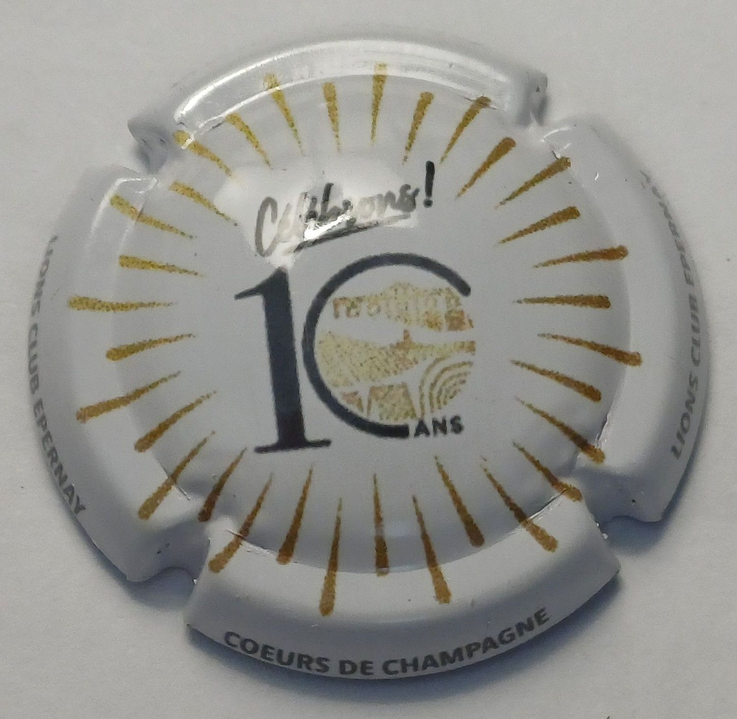 BELLE CAPSULE CHAMPAGNE LION'S CLUB 10 ans 2026 REF N°A1 NEWS