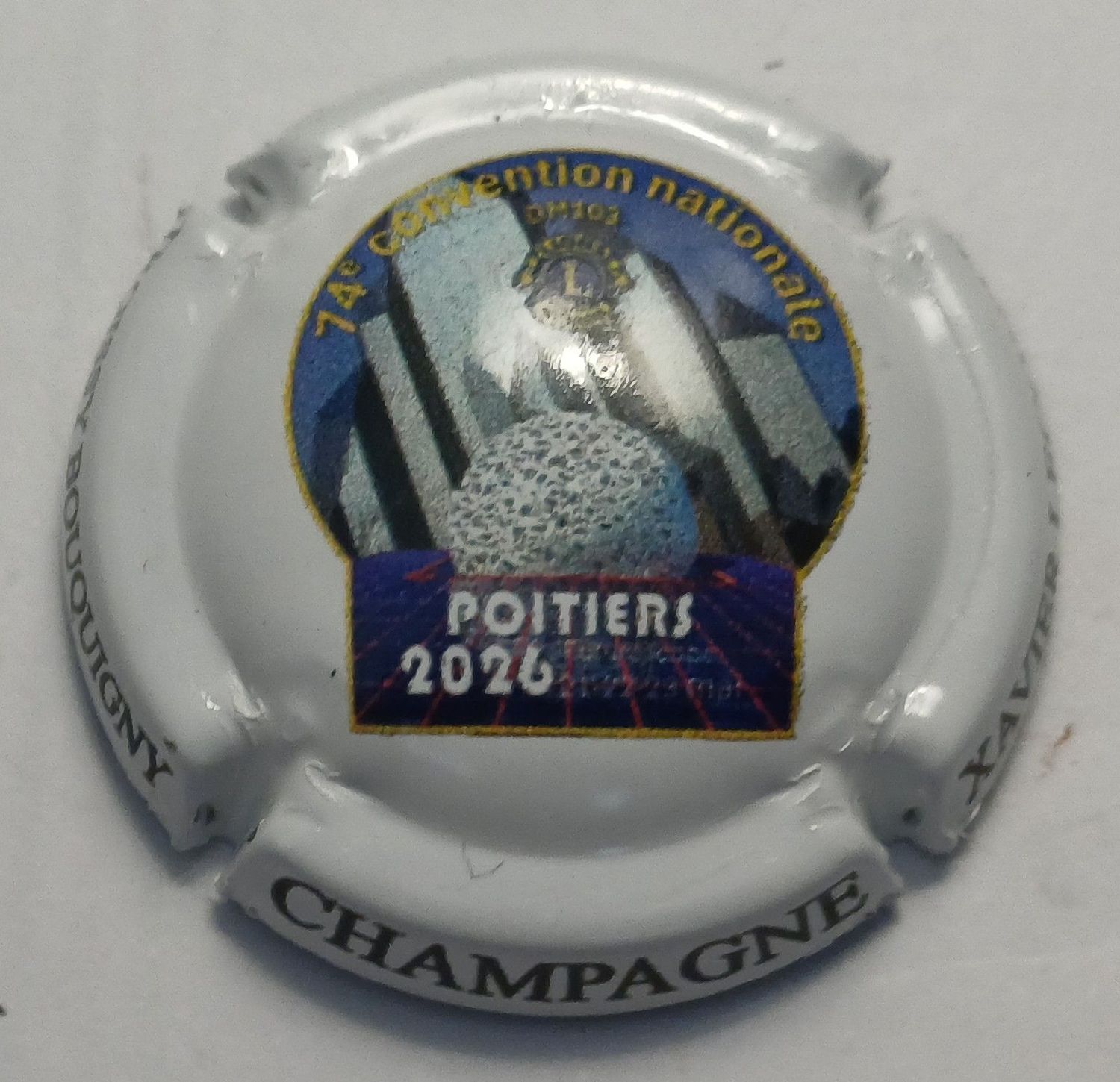 BELLE CAPSULE CHAMPAGNE LION'S CLUB POITIERS 2026 REF N°A2 NEWS