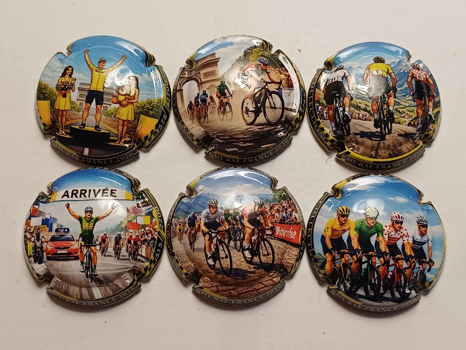 6 BELLES CAPSULES CHAMPAGNE GENERIQUE TOUR DE FRANCE 2026 NEWS