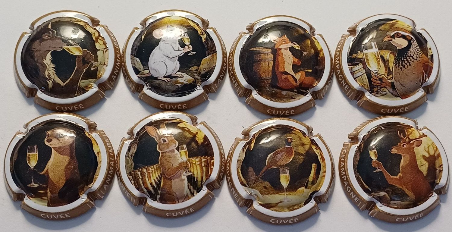 8 BELLES CAPSULES CHAMPAGNE GENERIQUE CUVEE ANIMALIERE 2026 NEWS