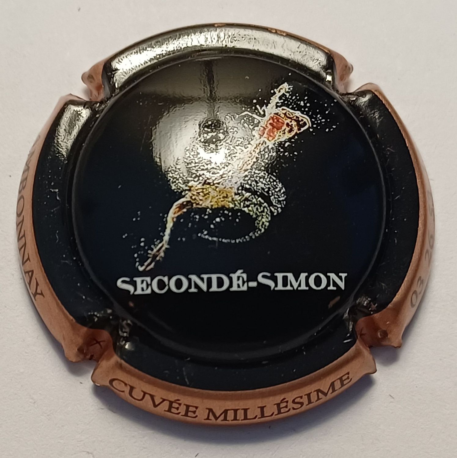 BELLE CAPSULE CHAMPAGNE SECONDE SIMON REF N°10d NEWS