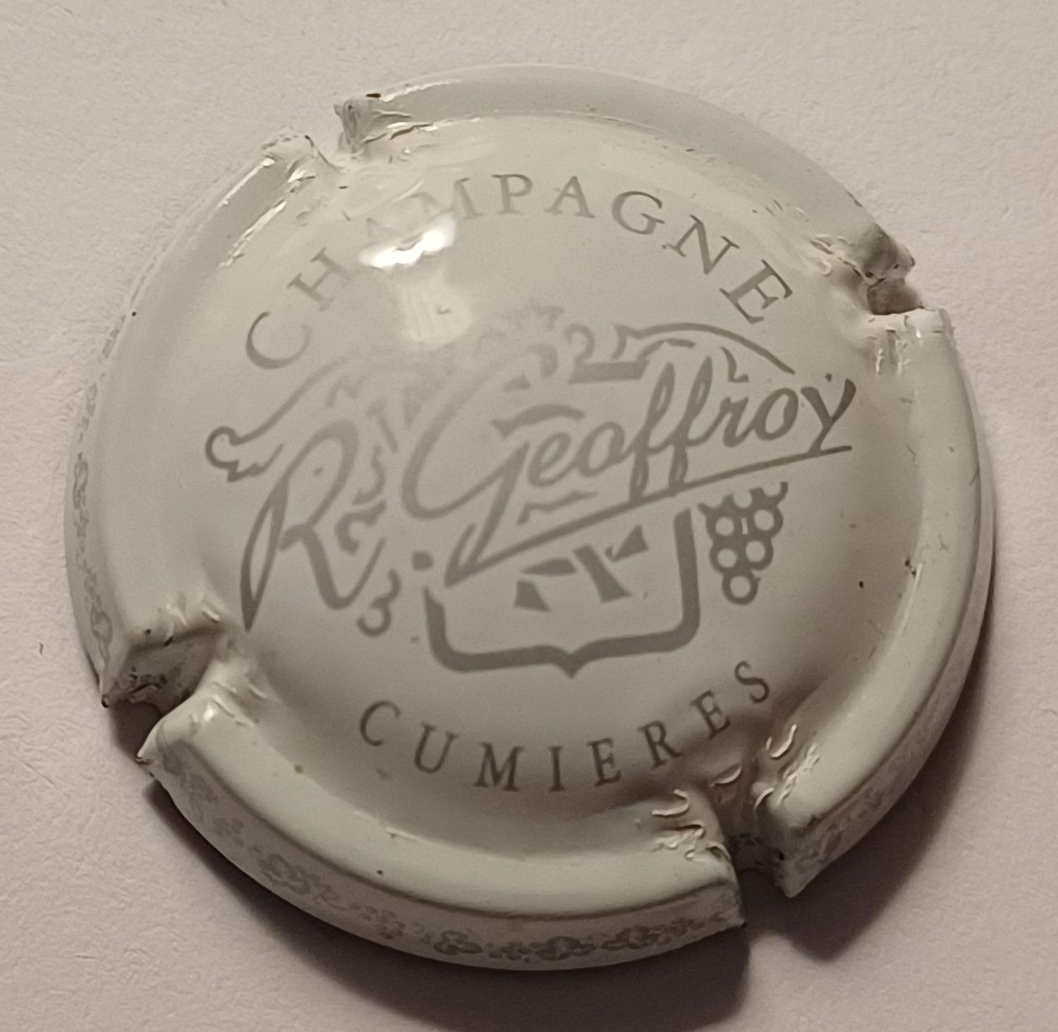 BELLE CAPSULE CHAMPAGNE GEOFFROY RENE REF N°12 NEWS