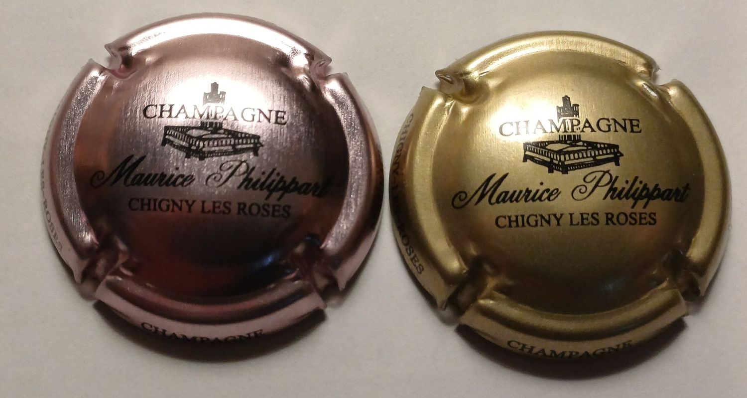 2 BELLES CAPSULES CHAMPAGNE MAURICE PHILIPPART REF N°A3 NEWS