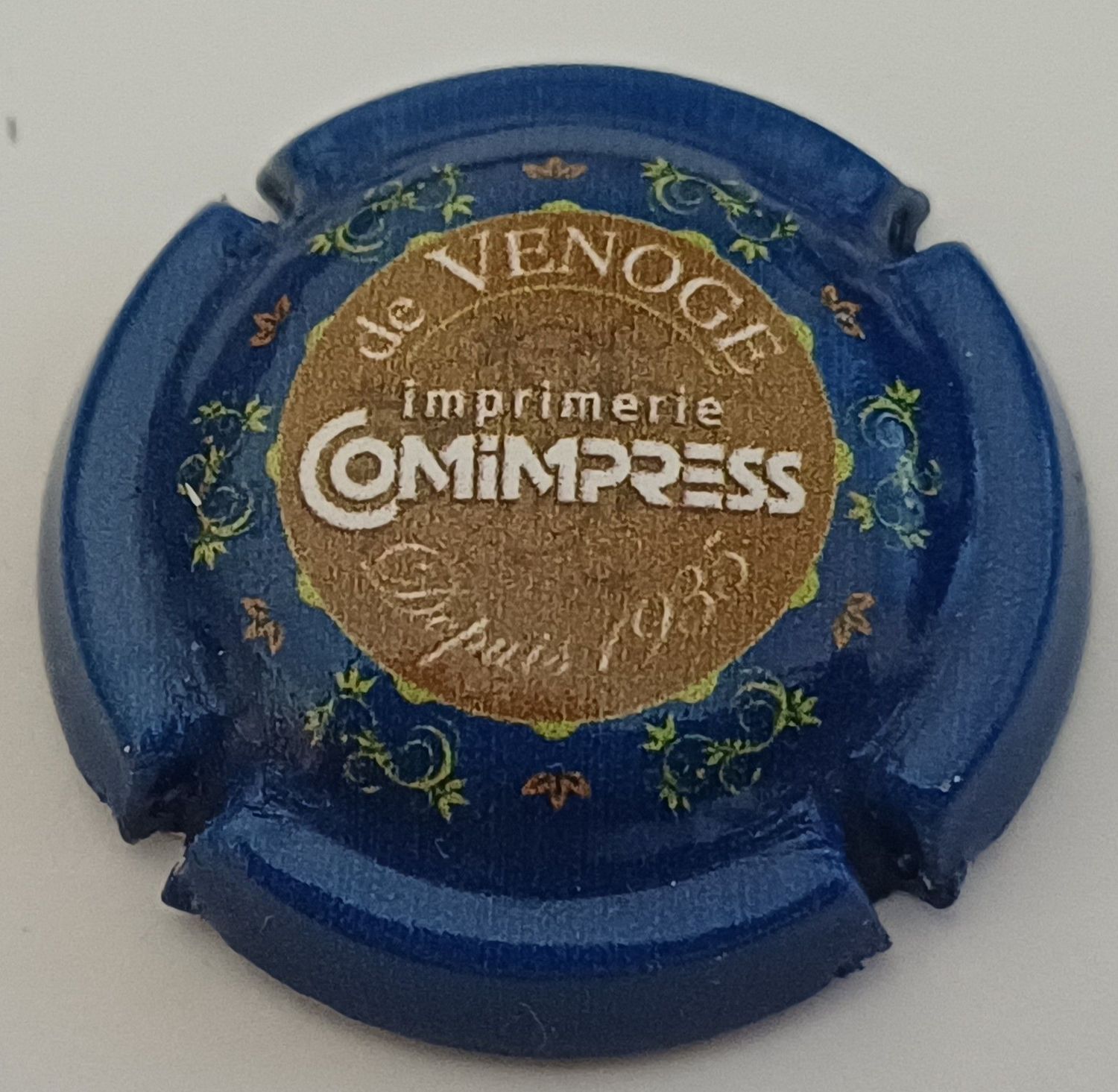 BELLE CAPSULE CHAMPAGNE DE VENOGE COMIMPRESS REF N°58 NEWS