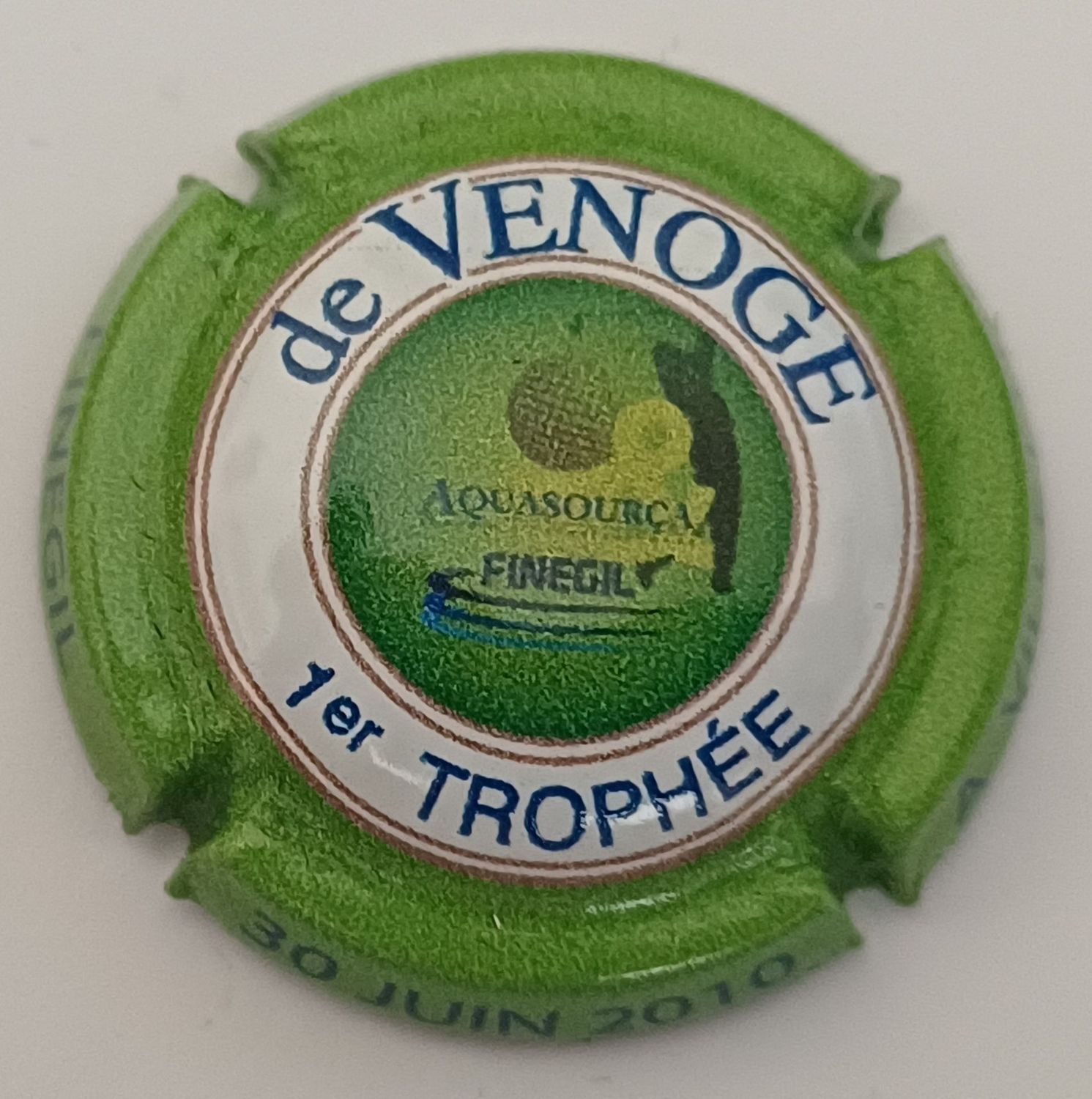 BELLE CAPSULE CHAMPAGNE DE VENOGE 1er TROPHEE AQUASOURCA REF N°40 NEWS