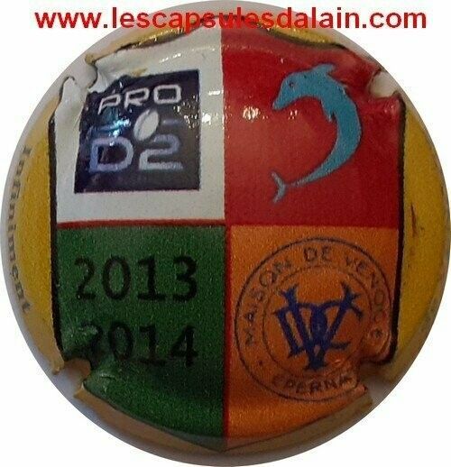 BELLE CAPSULE CHAMPAGNE DE VENOGE CSBJ 2013/2014 REF N°247a NEWS