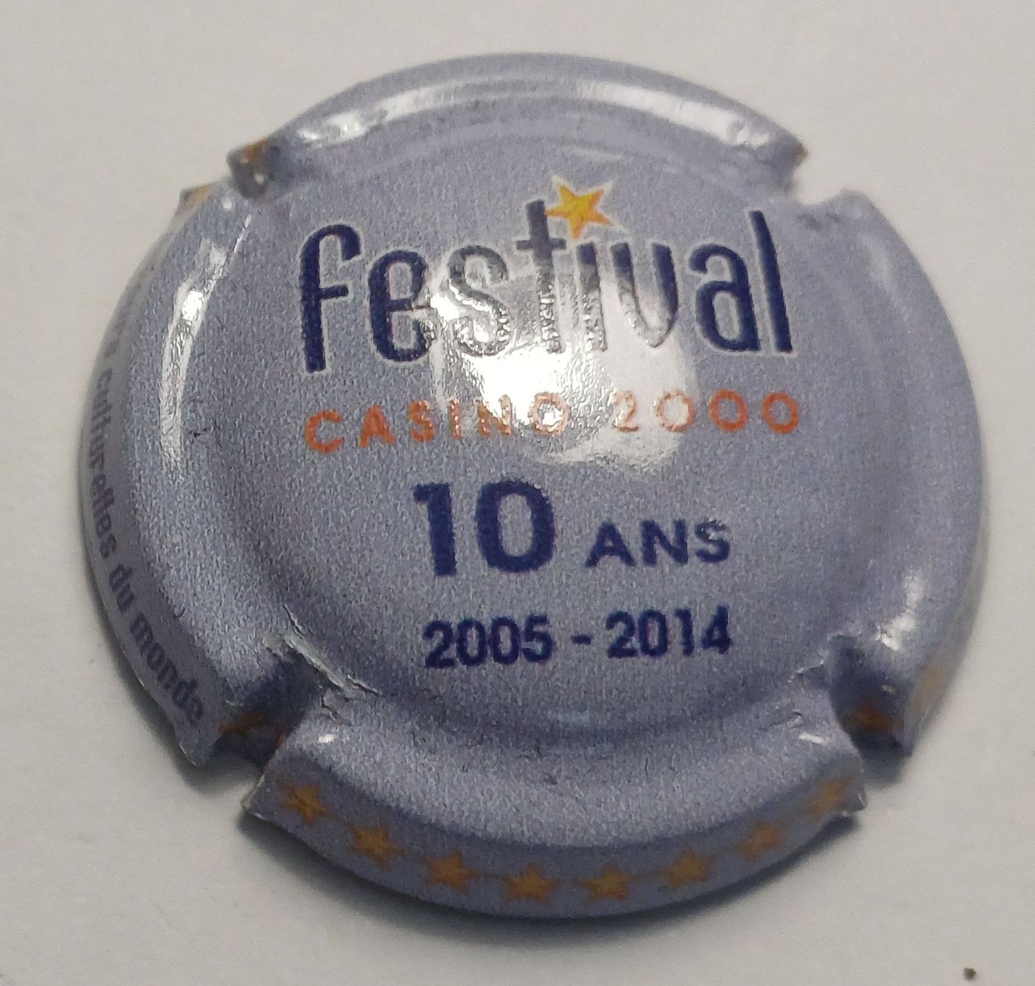 BELLE CAPSULE CHAMPAGNE DE VENOGE 10 ANS CASINO 2000 REF N°218 NEWS
