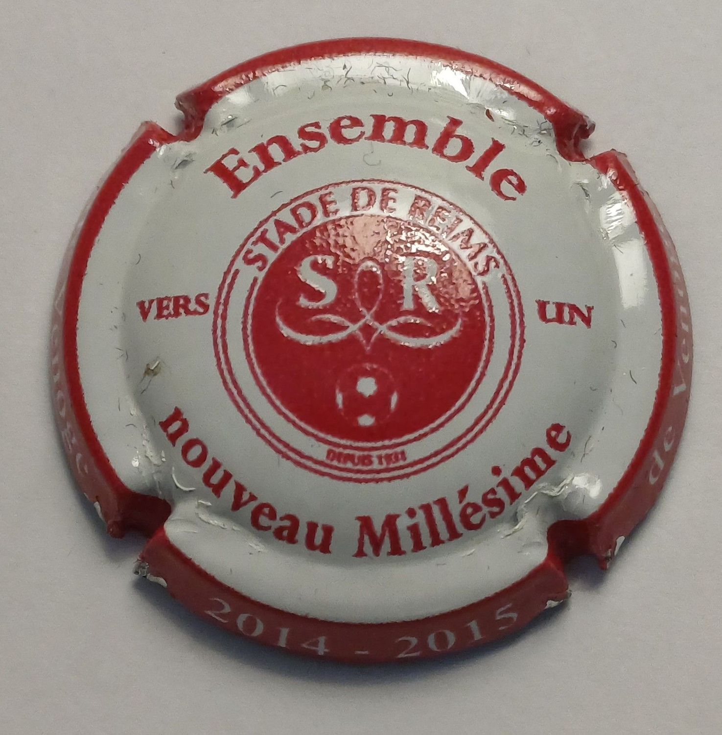 BELLE CAPSULE CHAMPAGNE DE VENOGE STADE DE REIMS SAISON 2014/2015 REF N°112b NEWS