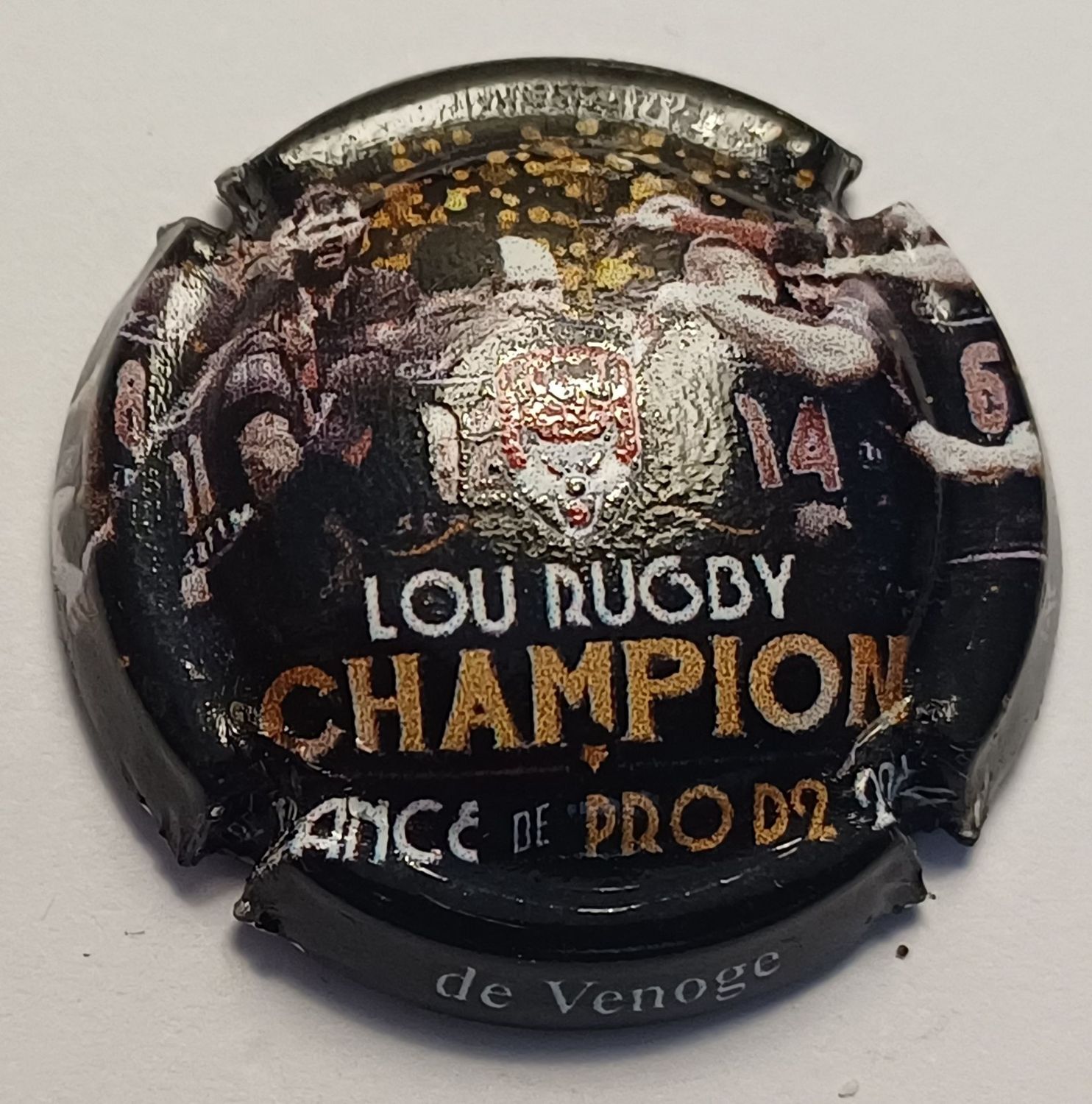 BELLE CAPSULE CHAMPAGNE DE VENOGE CHAMPION REF N°214d NEWS