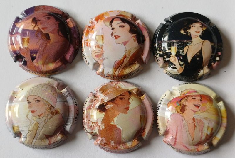 6 BELLES CAPSULES CHAMPAGNE DE CARLINI FEMMES CHAPEAU 480EX / 2026 NEWS