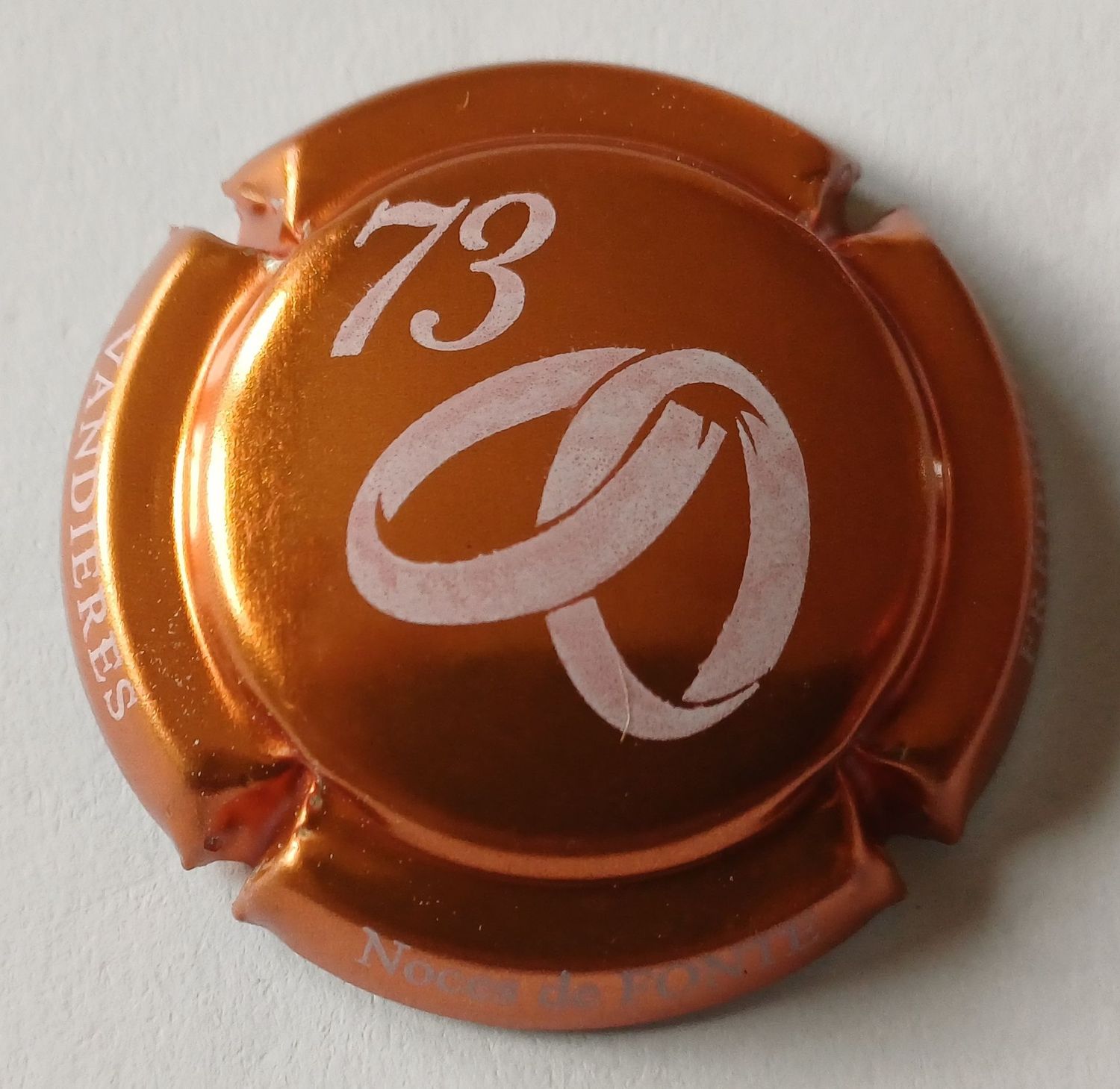 BELLE CAPSULE CHAMPAGNE NOWACK 73 ANS NOCES DE FONTE 200ex N°66i NEWS