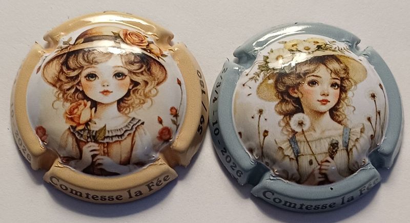 2 BELLES CAPSULES CHAMPAGNE COMTESSE LA FEE BREDENE 2026 180EX NEWS