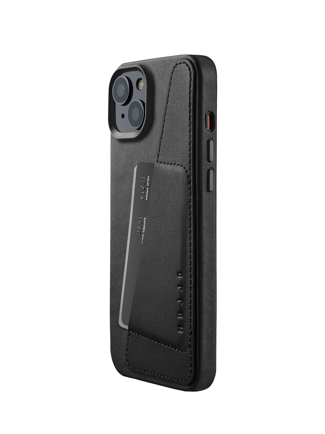 iPhone 15 Plus Wallet Leather Case Black