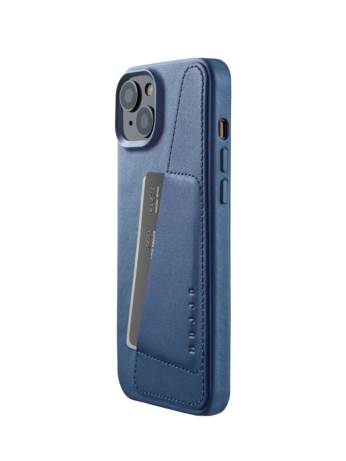 iPhone 15 Plus Wallet Leather Case Monaco Blue