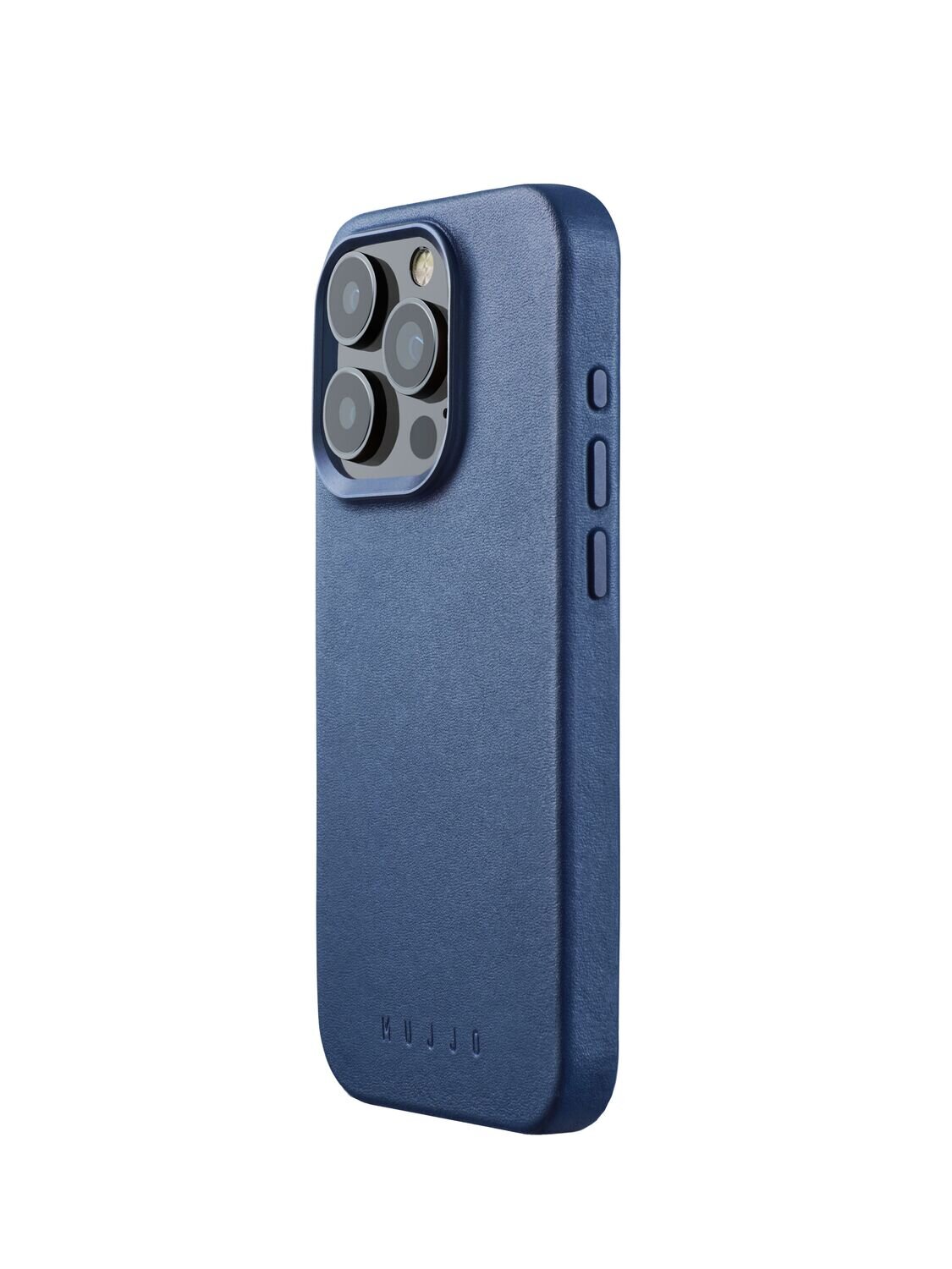 iPhone 15 Pro Leather Case Monaco Blue