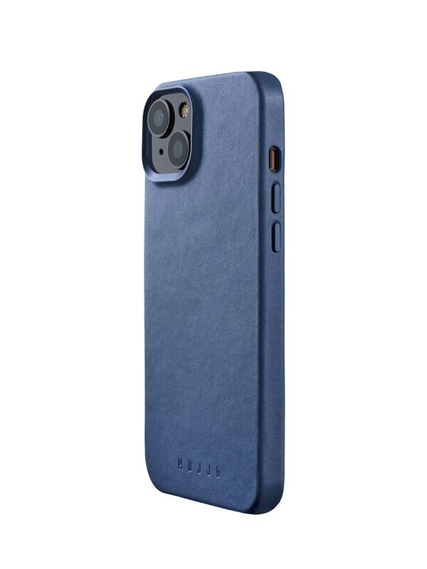 iPhone 15 Plus Leather Case Monaco Blue