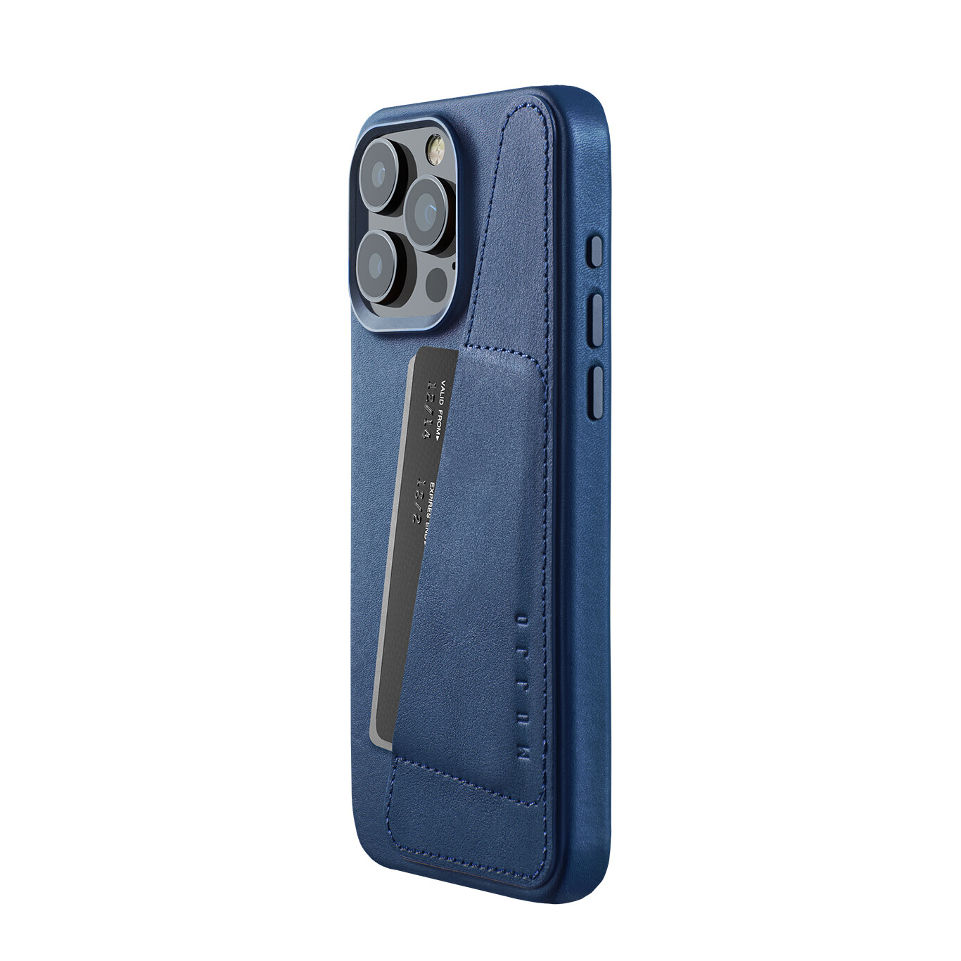 iPhone 15 Pro Max Wallet Leather Case Monaco Blue