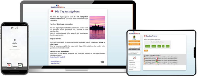 Deutsch lernen für Dänen-Basiskurs (A1/A2) + Audiotrainer - Onlinekurs Deutsch lernen für Dänen-Basiskurs (A1/A2) + Audiotrainer - Onlinekurs